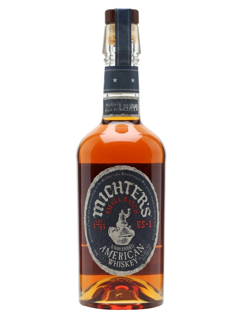 MICHTER'S UNBLENDED AMERICAN  WHISKEY 750ml