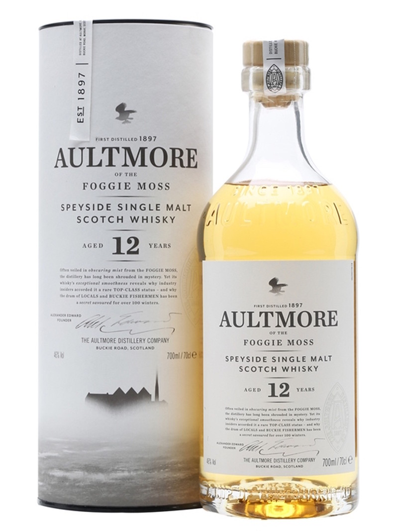 AULTMORE 12 YEARS SINGLE MALT SCOTCH WHISKEY  750ml