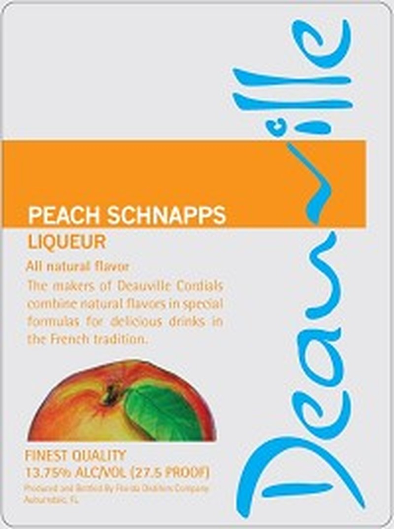 DEAUVILLE PEACH SCHNAPPS  1L