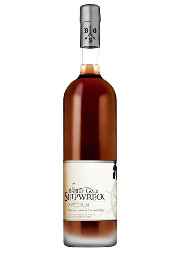 BRINLEY GOLD SHIPWRECK COFEE RUM 750ML