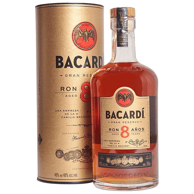 BACARDI RUM ANEJO  8  YEARS 1L