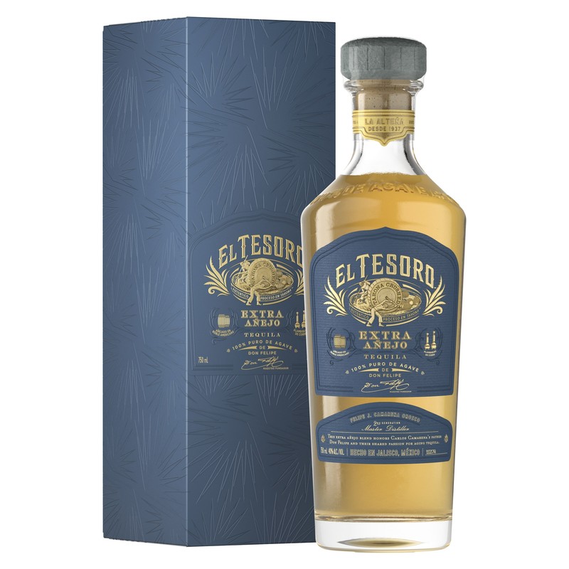 EL TESORO EXTRA ANEJO  TEQUILA 750ML