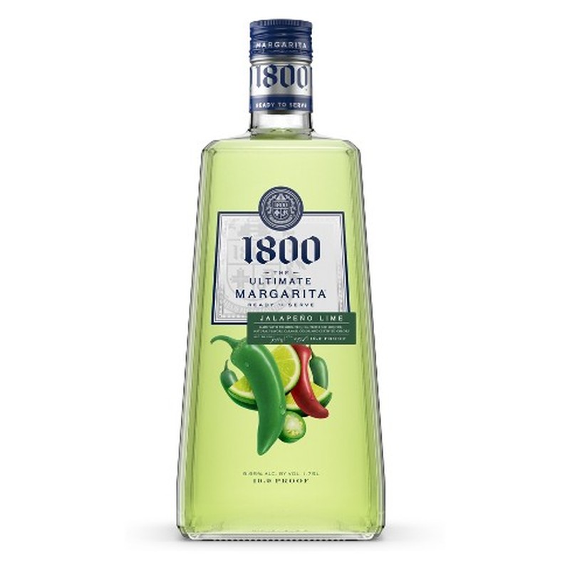 1800 THE  ULTIMATE JALAPENO LIME MARGARITA  1.75L