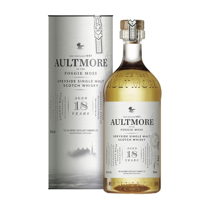 AULTMORE 18 YEARS SINGLE MALT SCOTCH WHISKEY  750ml