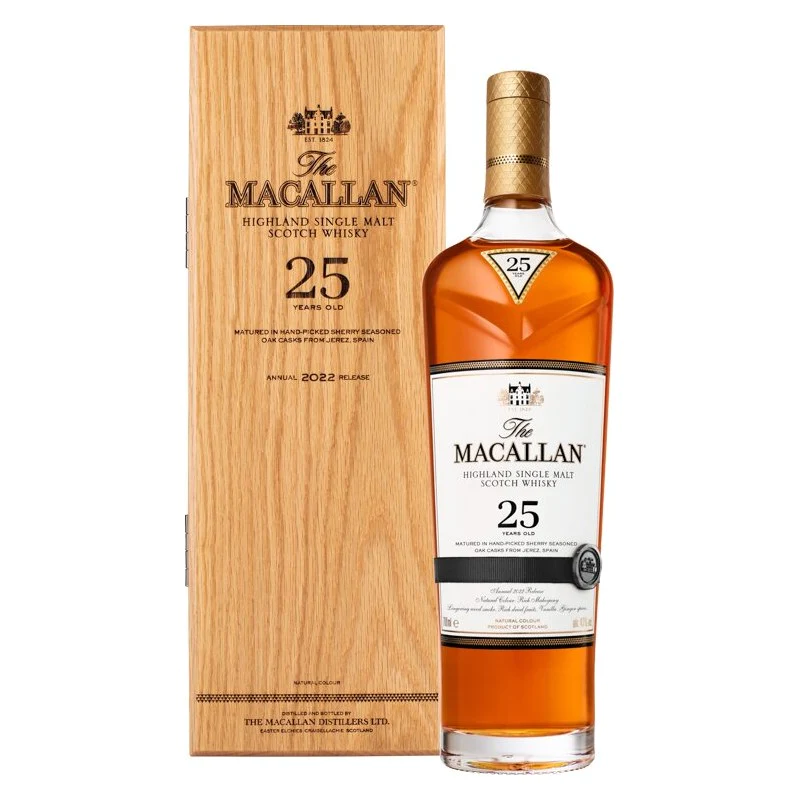 THE MACALLAN 25 YRS 2022  RELEASE 750ML