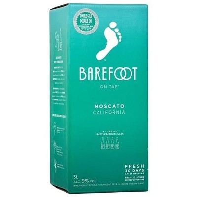 BAREFOOT ON TAP MOSCATO 3L Box