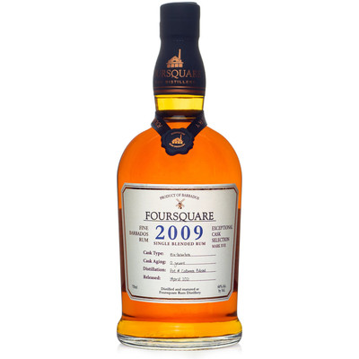 FOURSQUARE 12YRS  2009 MARK XVII SINGLE BLEND RUM 750ML