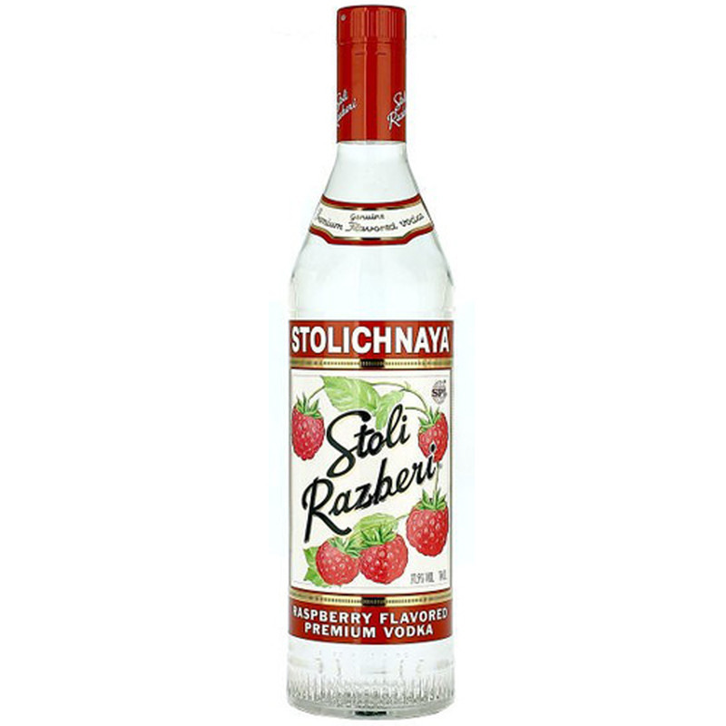 STOLICHNAYA RAZBERI VODKA 750ml