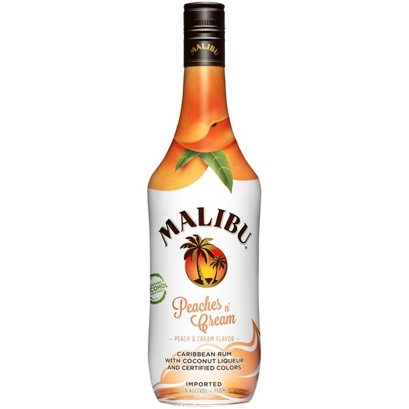 MALIBU PEACH RUM  750ml