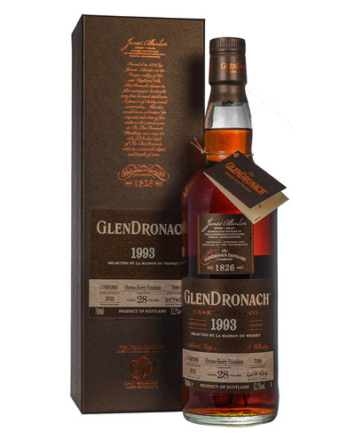 GLENDRONACH 1993 28YRS SINGLE MALT 750ML