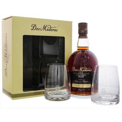 DOS MADERAS SELECCION GIFT SET WITH 2 GLASSES 750ML