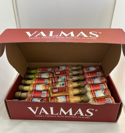 VALMAS SET OF 50 MIANTURES COCONUT-ALMOND-STRAWBERRY .50ML