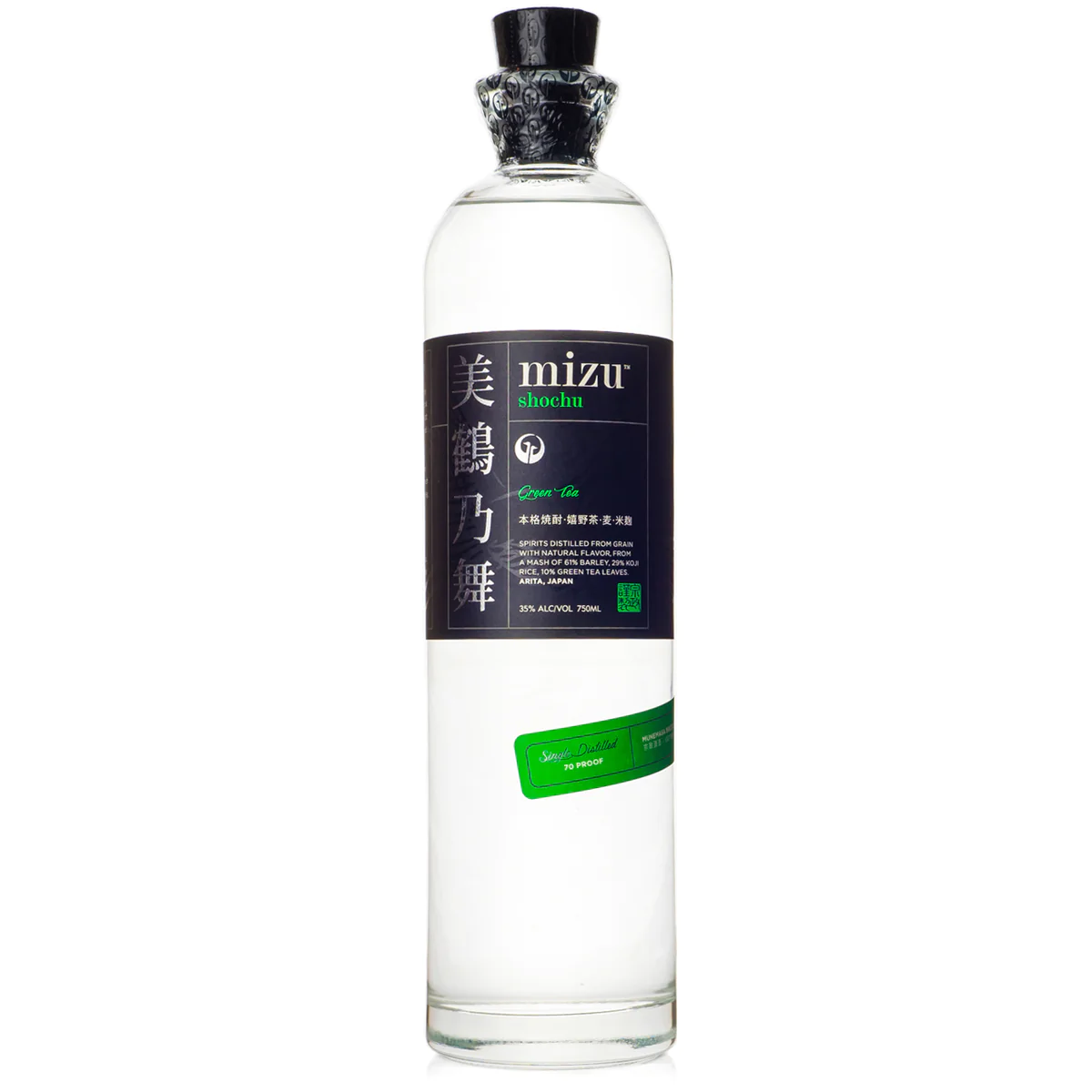 MIZU GREEN TEA SHOCHU 750ML