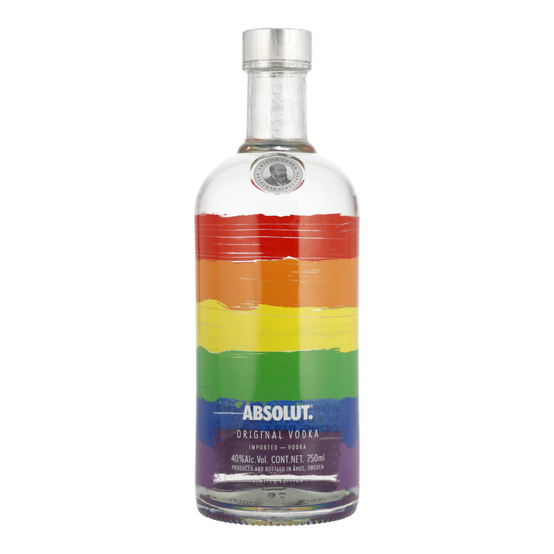 ABSOLUT RAINBOW VODKA 750ML