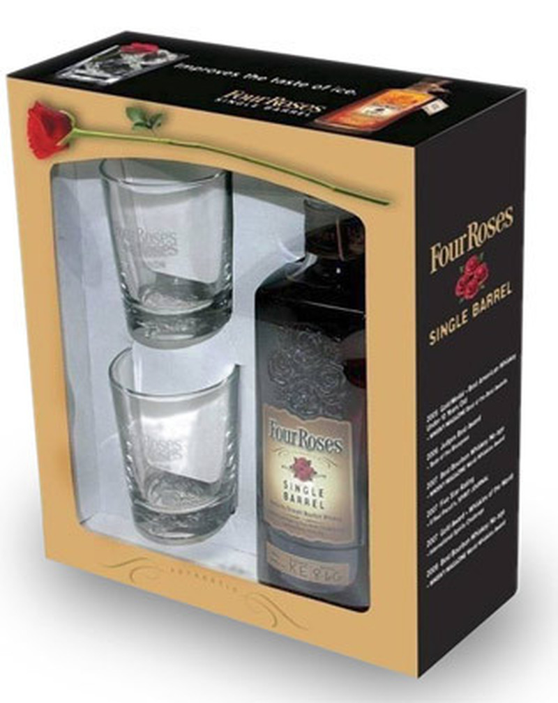 FOUR ROSSES  BOURBON  GIFT SET