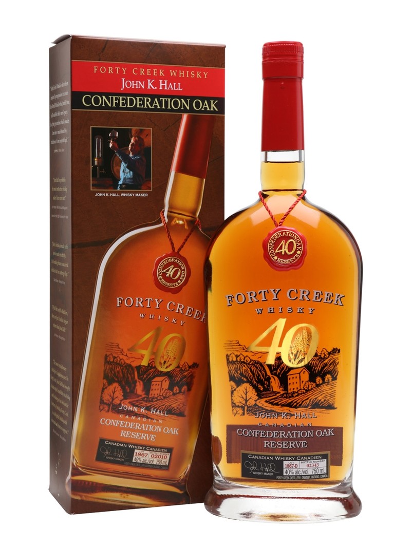 FORTY CREEK CONFEDERATION OAK RESERVE WHISKEY 750ml