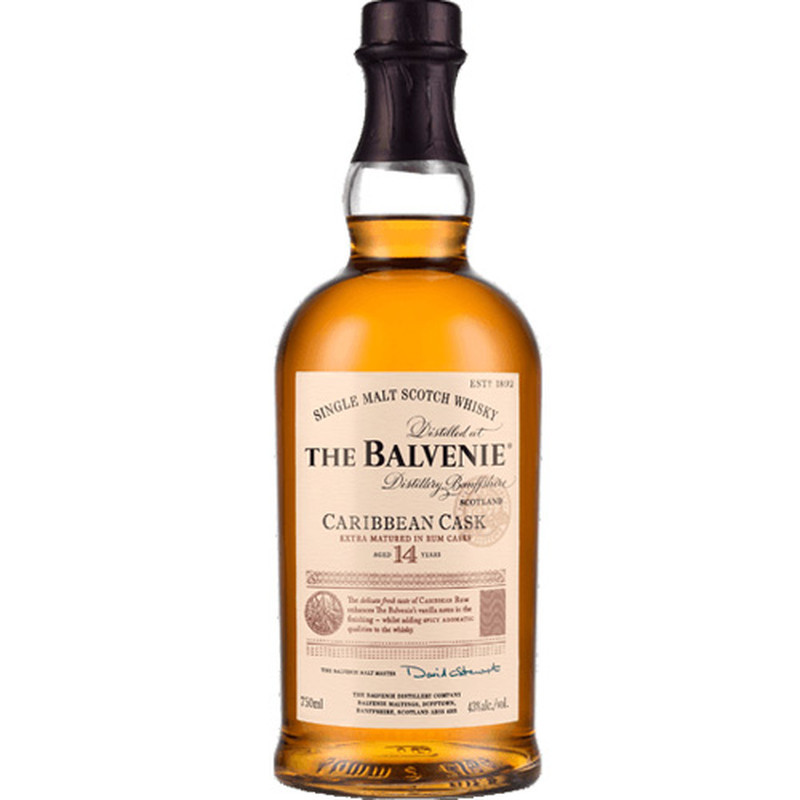 THE BALVENIE 14 YEARS CARIBBEAN CASK  750ml