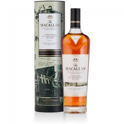 THE MACALLAN JAMES BOND 60th ANIV RELEASE DECADE II 750ML