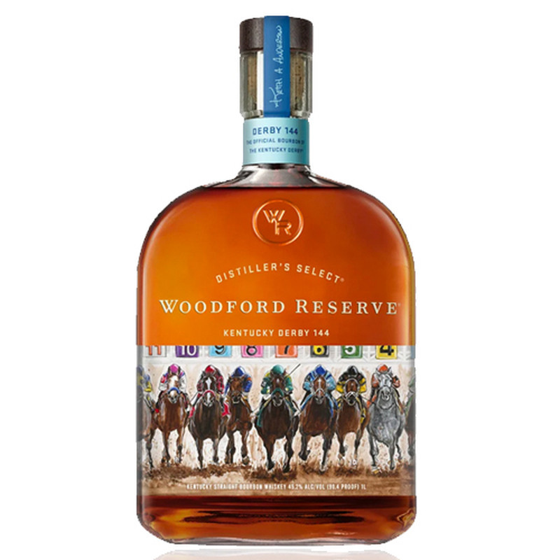 WOODFORD RESERVE KENTUCKY DERBY 144 COMMEMORATIVE BOTTLE 1L