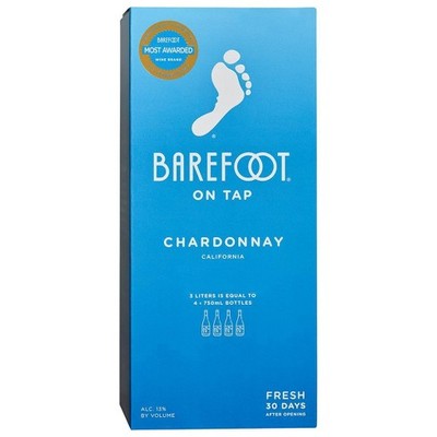 BAREFOOT ON TAP CHARDONNAY 3L Box