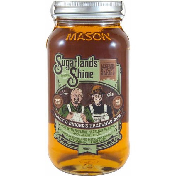 SUGARLANDS SHINE HAZELNUT RUM MOONSHINE 750ML