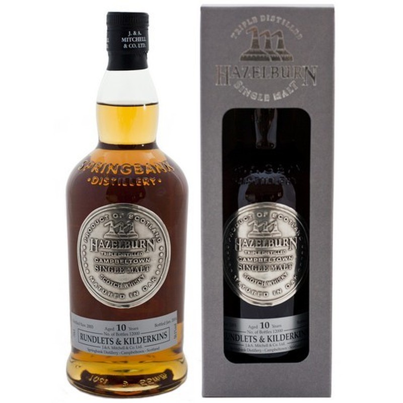 HAZELBURN CAMPBELTOWN SINGLE MALT 750ML