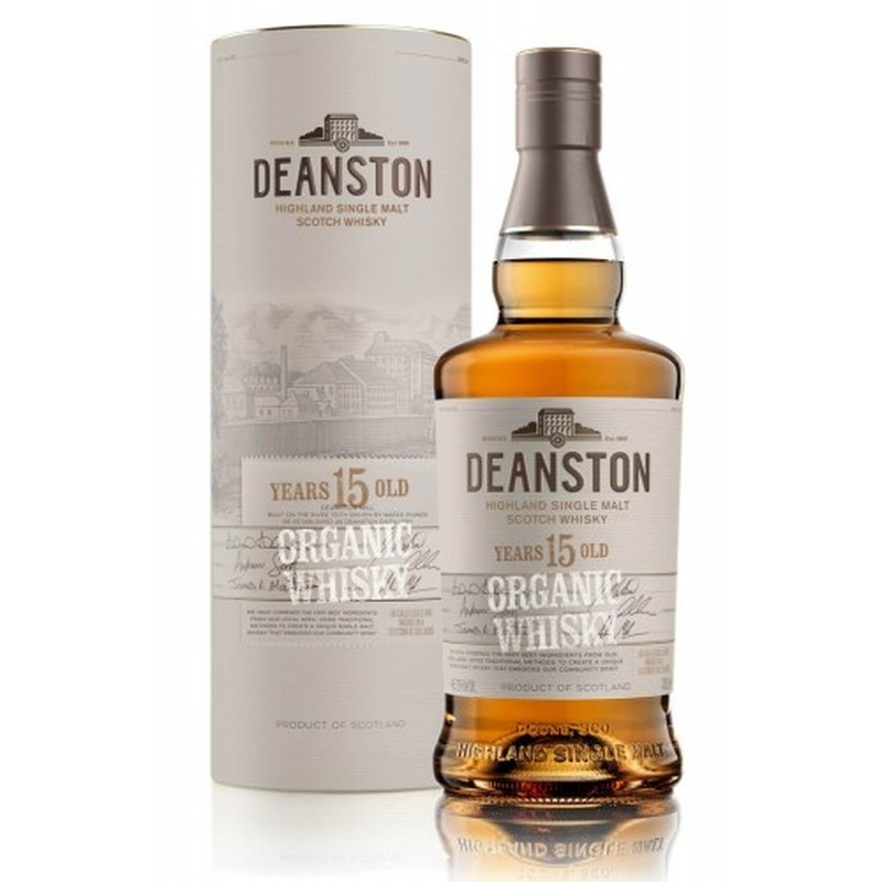 DEANSTON 15 YEARS ORGANIC WHISKY  750ml