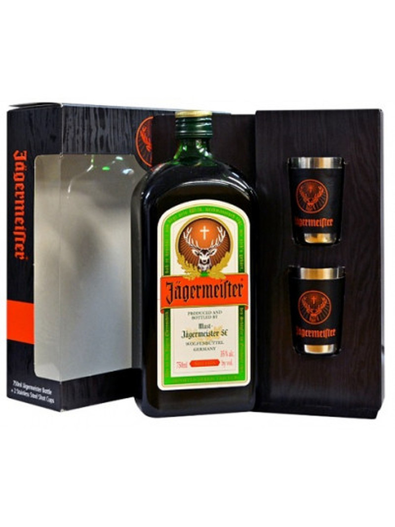 JAGERMEISTER GIFT SET 750ML