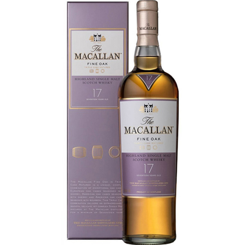 THE MACALLAN FINE OAK 17 YRS FINE OAK 750ml