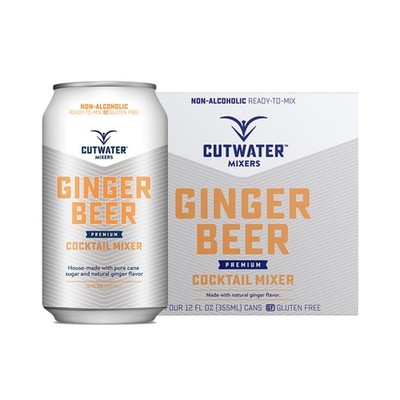CUTWATER GINGER BEER 4PK 12 OZ