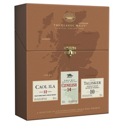 CLYNELISH THE CLASSIC MALTS COLLECTIONS 10YRS,12YRS, 14YRS 200ML