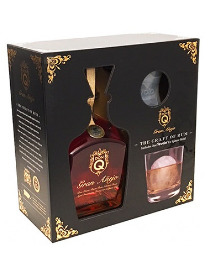 DON Q GRAN  ANEJO RUM GIFT SET