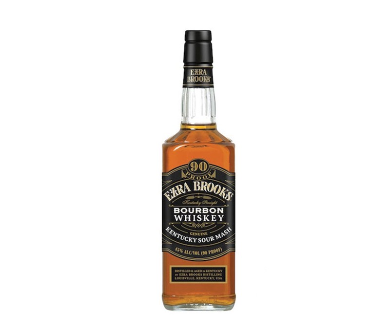 EZRA BROOKS BOURBON KENTUCKY SOUR MASH 750ml