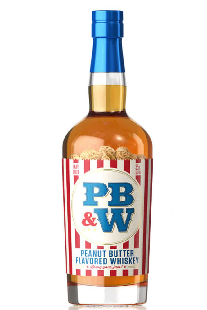 PB & W PEANUT BUTTER  FLAVORED WISKEY 750ML
