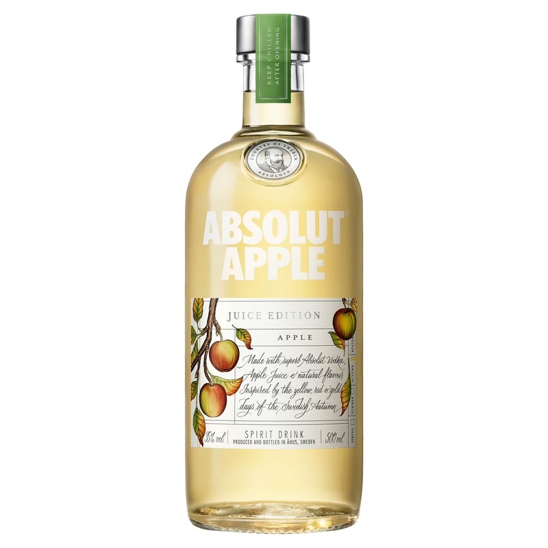 ABSOLUT JUICE APPLE VODKA 750ML