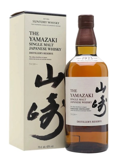 THE YAMAZAKI SINGLE MALT JAPANESE WHISKY DISTILLER'S RSV 750ML