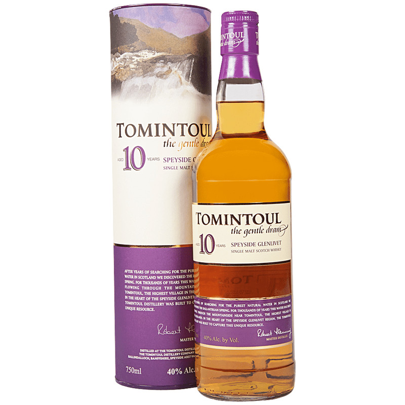 TOMINTOUL SINGLE MALT 10 YEARS 750ml