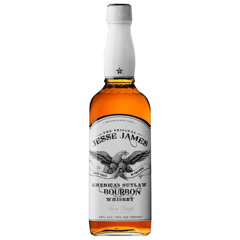 JESSE JAMES AMERICASS  OUTLAW  BOURBON WHISKEY 750ml