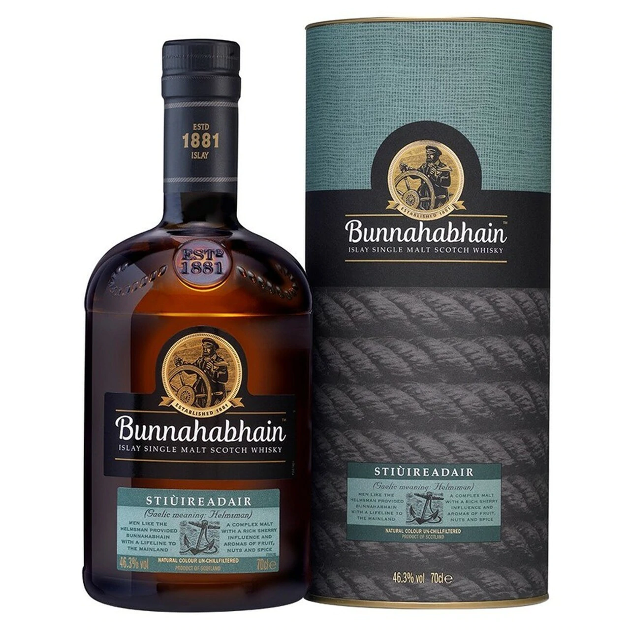 BUNNAHABHAIR STIUIREADAI SINGLE MALT SCOTCH 750ML