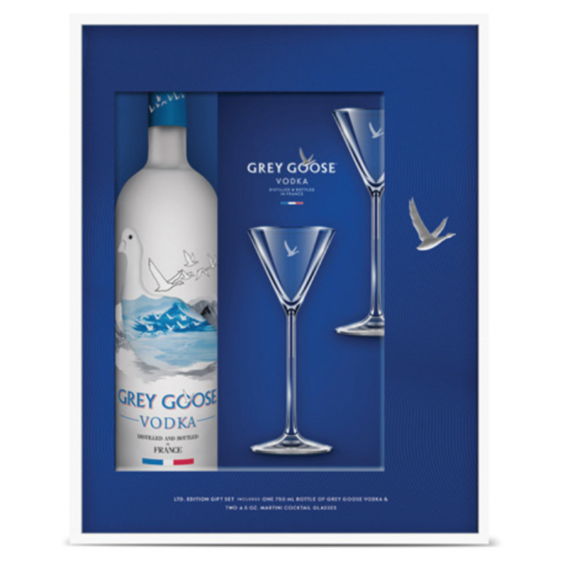 GREY GOOSE VODKA GIFT SET 1.75L