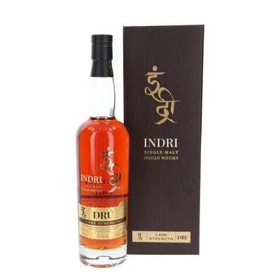 INDRI CASK STREGTH DRU SINGLE MALT 750ML