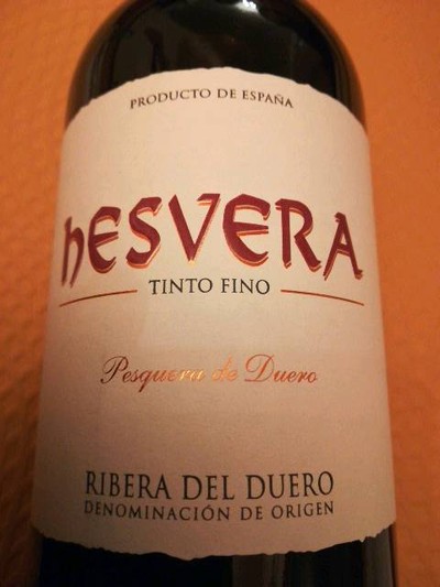 HESVERA TINTO FINO SPAIN WINE 1.5L