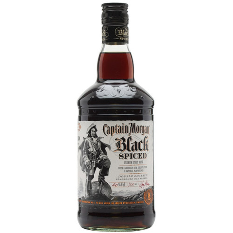 CAPTAIN MORGAN BLACK SPICED RUM 750ml