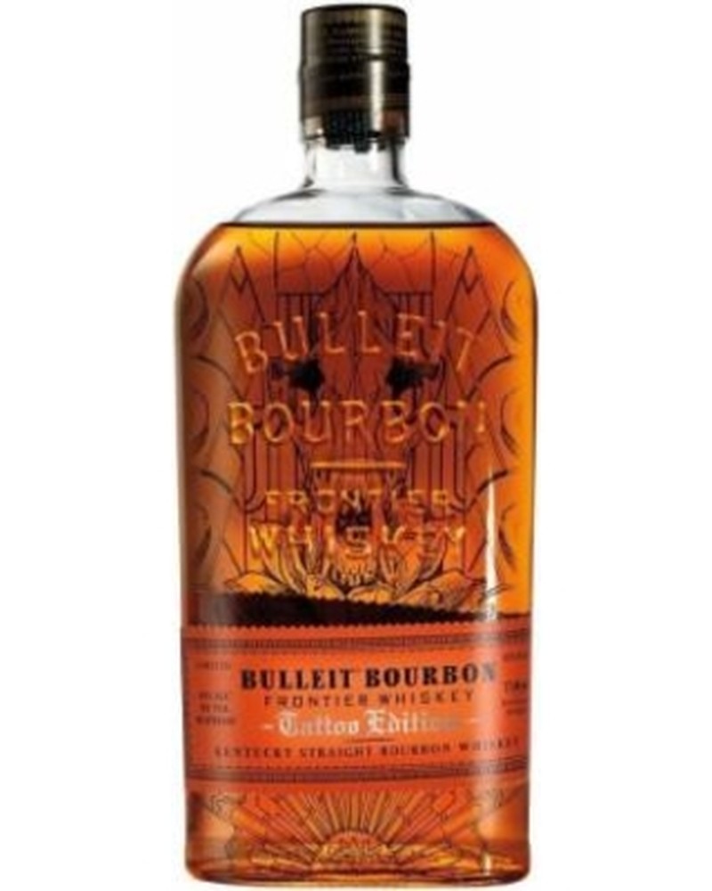 BULLEIT BOURBON WHISKEY  TATTOO LA Edition 750ml