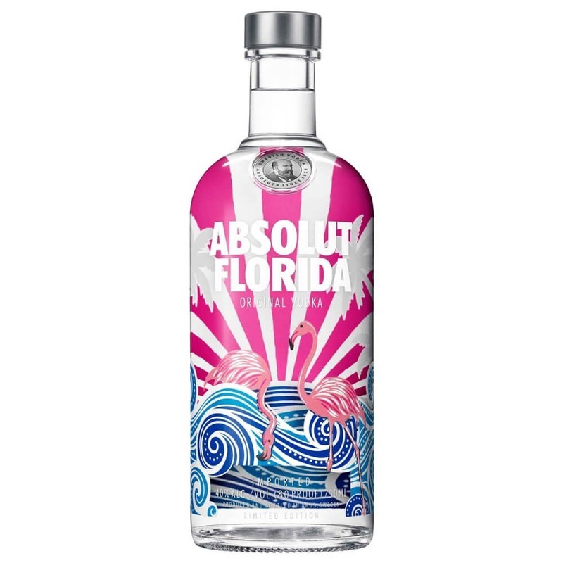 ABSOLUT FLORIDA VODKA  LIMITED EDITION 750ML