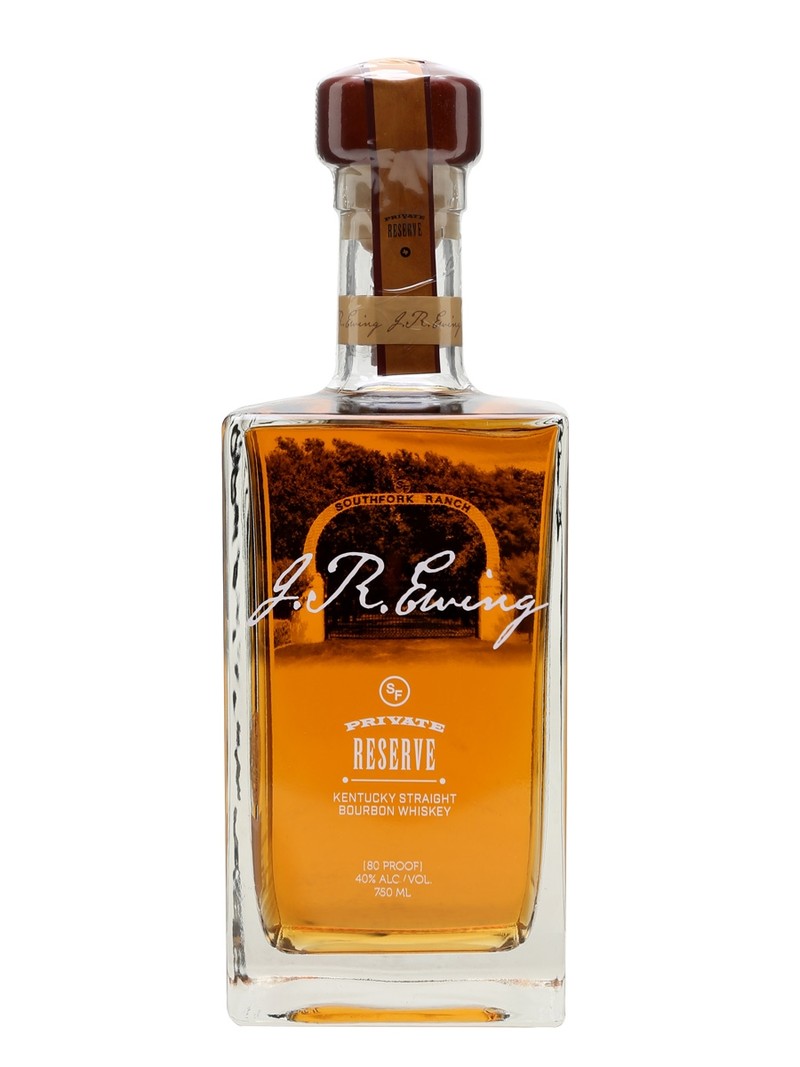 J R EWING PRIVATE RESERVE BOURBON WHISKEY 750ML