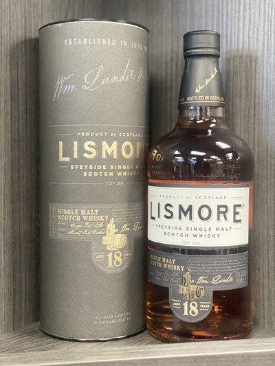 LISMORE SPEYSIDE SINGLE MALT  18 YEARS 750ml