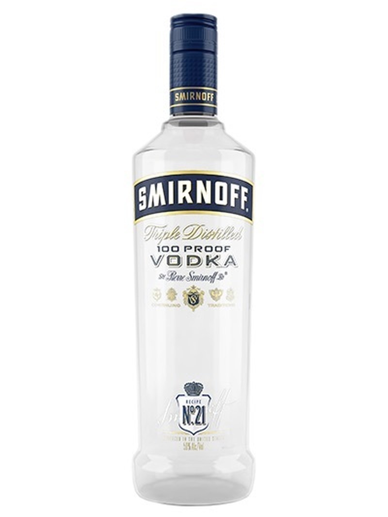 SMIRNOFF 100 PROOF 750ml
