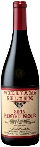 WILLIAMS  SELYEM  2019 PINOT NOIR  EASTSIDE ROAD NEIGHBORS 750ML