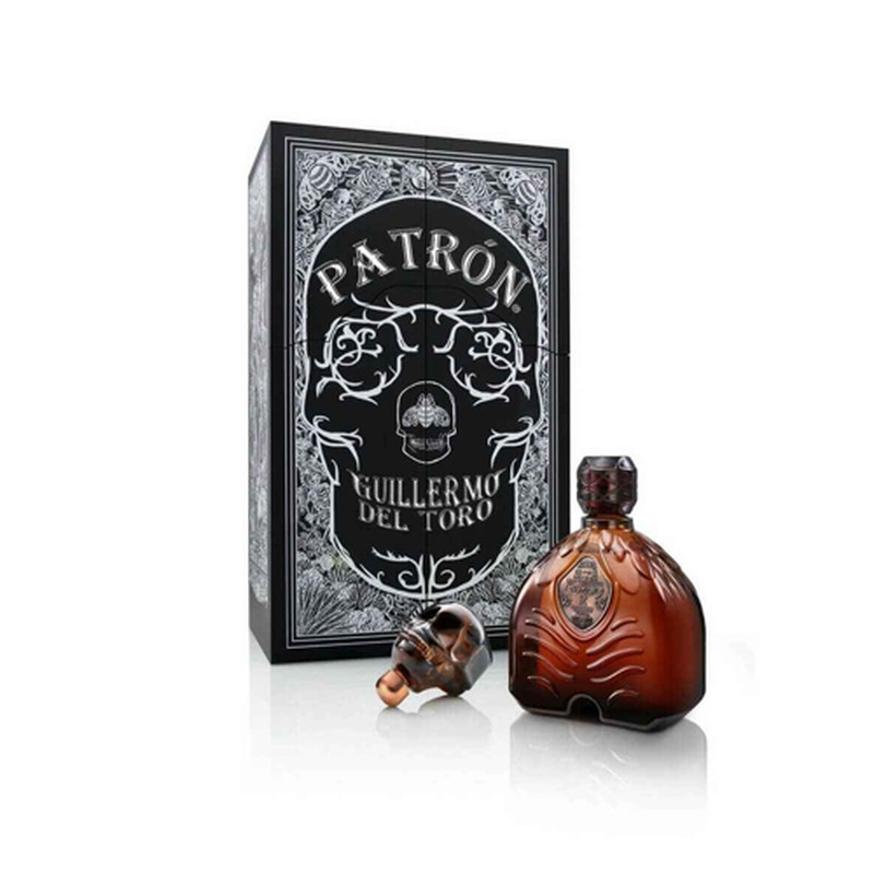 PATRON GUILLERMO DEL TORO TEQUILA AND LIQUEUR SET 750ml